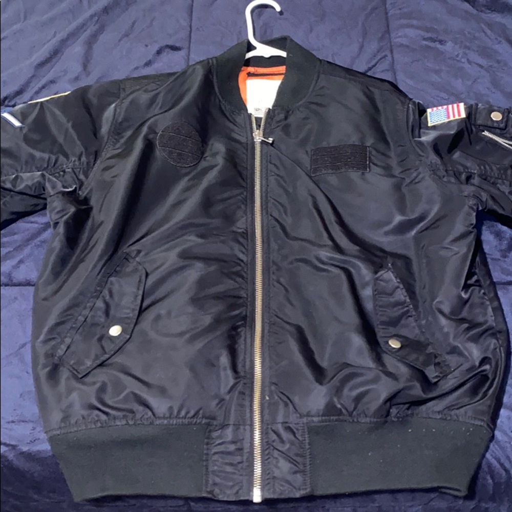 Smoke rise bomber jacket
